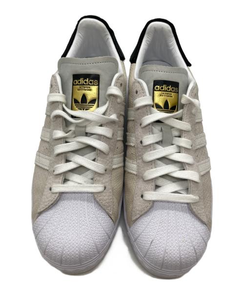 adidas（アディダス）adidas (アディダス) SUPERSTAR Snakeskin / スーパースター スネークスキン ベージュ サイズ:26.5cmの古着・服飾アイテム