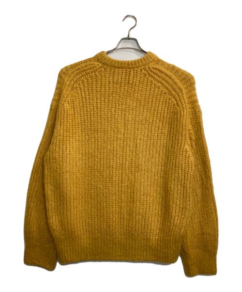 MAISON SPECIAL（メゾンスペシャル）MAISON SPECIAL (メゾンスペシャル) モヘヤプライムオーバークルーネックニットプルオーバー イエロー サイズ:02の古着・服飾アイテム