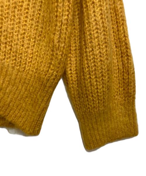 MAISON SPECIAL（メゾンスペシャル）MAISON SPECIAL (メゾンスペシャル) モヘヤプライムオーバークルーネックニットプルオーバー イエロー サイズ:02の古着・服飾アイテム