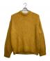 MAISON SPECIAL（メゾンスペシャル）の古着「モヘヤプライムオーバークルーネックニットプルオーバー」｜イエロー