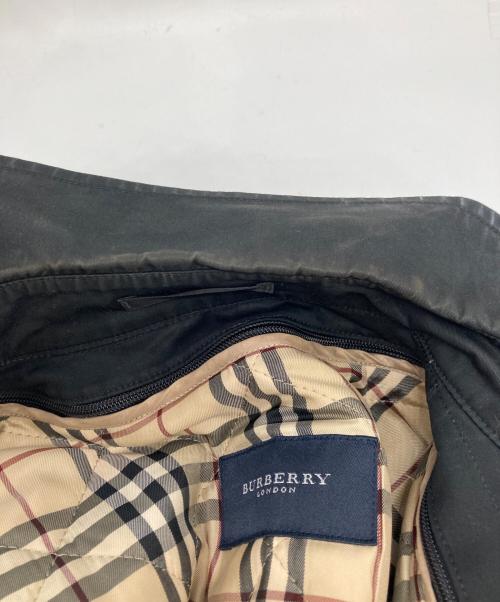 BURBERRY LONDON（バーバリーロンドン）BURBERRY LONDON (バーバリーロンドン) ノバチェックライナー付スイングトップ ブラック サイズ:Mの古着・服飾アイテム