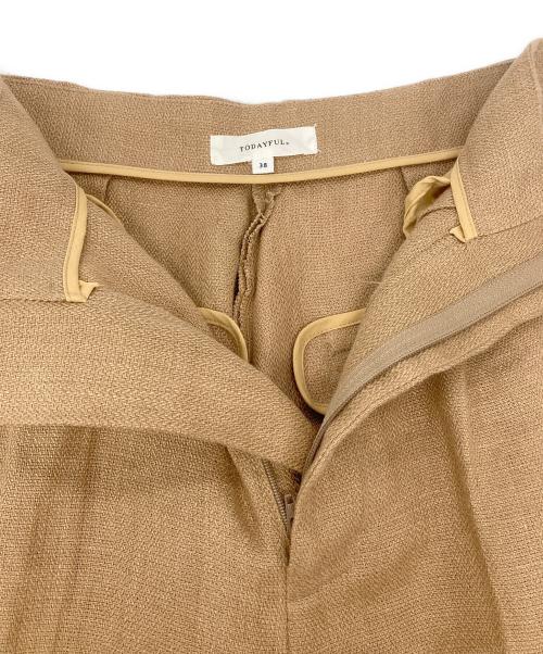 TODAYFUL（トゥデイフル）TODAYFUL (トゥデイフル) パンツ ブラウン サイズ:38の古着・服飾アイテム
