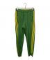 adidas（アディダス）の古着「NEW KNIT TRACK PANT」｜グリーン×イエロー
