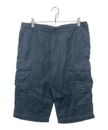 stussy（ステューシー）の古着「リネンハーフパンツ」｜ネイビー