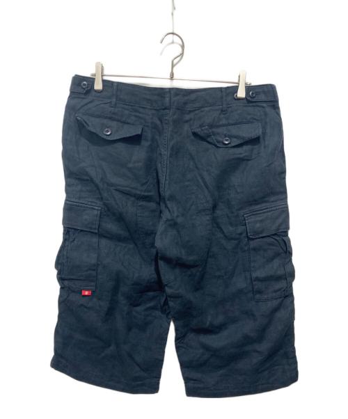 stussy（ステューシー）stussy (ステューシー) リネンハーフパンツ ネイビー サイズ:W36の古着・服飾アイテム