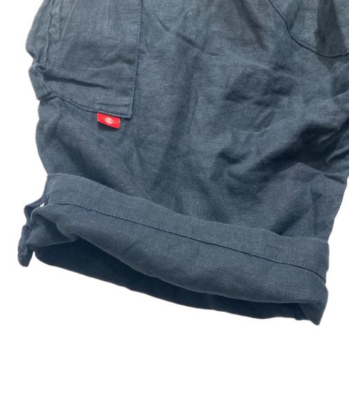 stussy（ステューシー）stussy (ステューシー) リネンハーフパンツ ネイビー サイズ:W36の古着・服飾アイテム