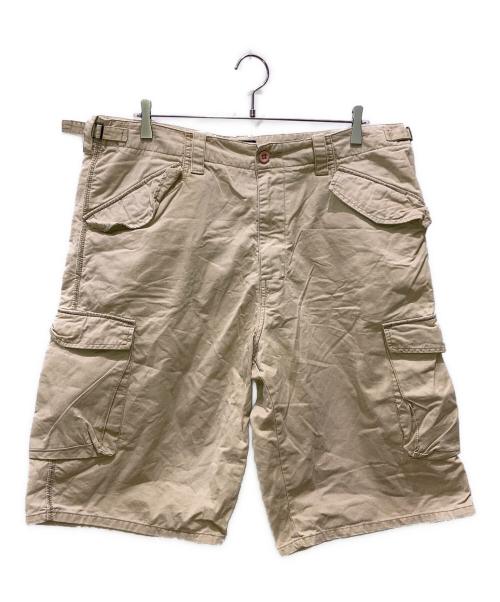 stussy（ステューシー）stussy (ステューシー) カーゴハーフパンツ ベージュ サイズ:W36の古着・服飾アイテム