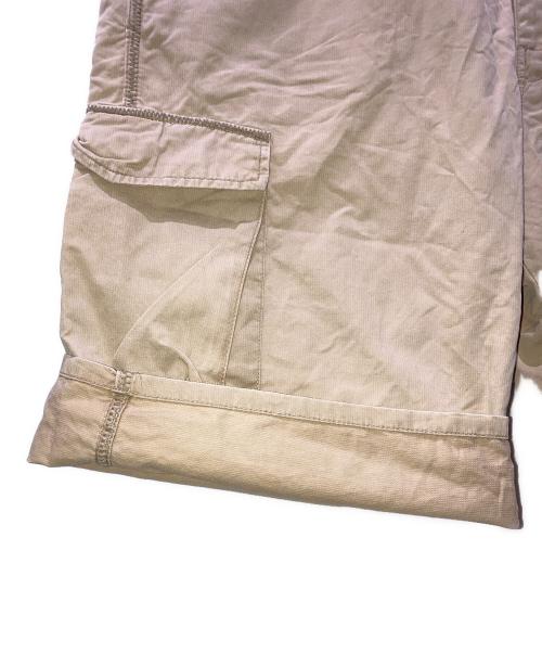 stussy（ステューシー）stussy (ステューシー) カーゴハーフパンツ ベージュ サイズ:W36の古着・服飾アイテム