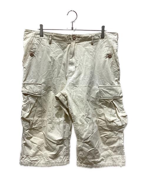 stussy（ステューシー）stussy (ステューシー) ハーフカーゴパンツ ベージュ サイズ:W36の古着・服飾アイテム