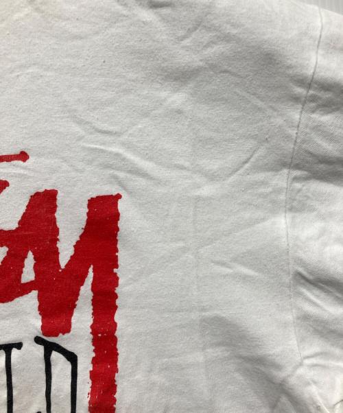 stussy（ステューシー）stussy (ステューシー) スカルヘッドTシャツ ホワイト サイズ:XLの古着・服飾アイテム