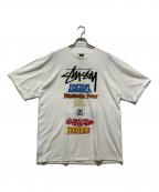 stussy×MARVELステューシー×マーベル）の古着「コミックタイトルTシャツ / プリントTシャツ」｜ホワイト