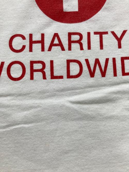 stussy（ステューシー）stussy (ステューシー) チャリティーツアーロゴTシャツ / プリントTシャツ ホワイト サイズ:XLの古着・服飾アイテム