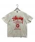 stussy（ステューシー）の古着「チャリティーツアーロゴTシャツ / プリントTシャツ」｜ホワイト