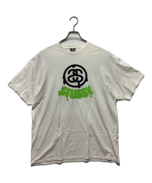 stussy（ステューシー）stussy (ステューシー) SSリンクTシャツ / プリントTシャツ ホワイト サイズ:XLの古着・服飾アイテム