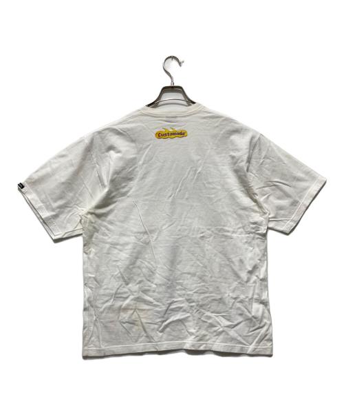 stussy（ステューシー）stussy (ステューシー) ドローイングスカルTシャツ ホワイト サイズ:XLの古着・服飾アイテム