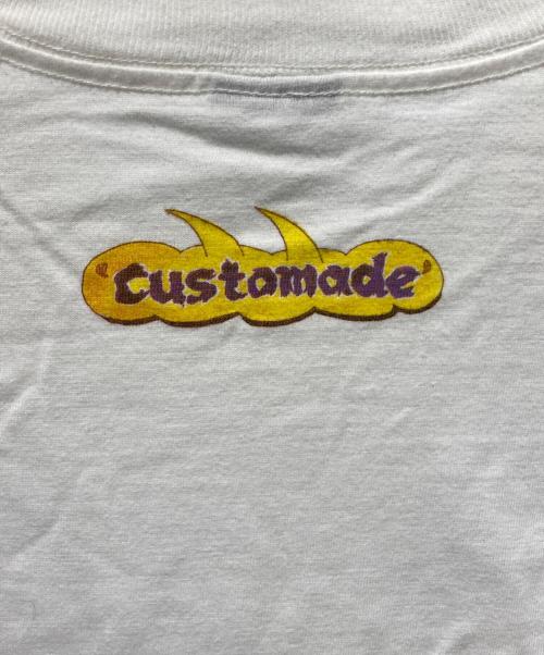 stussy（ステューシー）stussy (ステューシー) ドローイングスカルTシャツ ホワイト サイズ:XLの古着・服飾アイテム