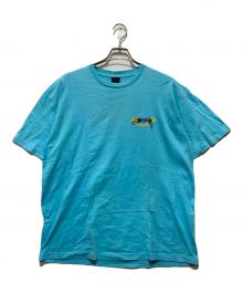 stussy（ステューシー）の古着「クラウンスカルヘッドTシャツ」｜ブルー