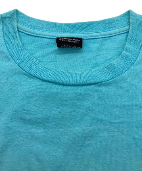 stussy（ステューシー）stussy (ステューシー) クラウンスカルヘッドTシャツ ブルー サイズ:XLの古着・服飾アイテム