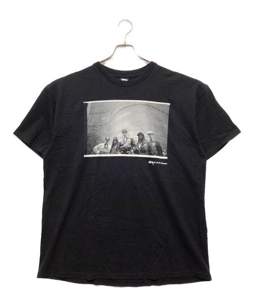 stussy（ステューシー）stussy (ステューシー) Josh Cheuse (ジョシュ チューズ) Big Audio Dynamite Tee / ビッグオーディオダイナマイトTシャツ ブラック サイズ:XLの古着・服飾アイテム