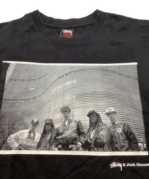 stussy（ステューシー）stussy (ステューシー) Josh Cheuse (ジョシュ チューズ) Big Audio Dynamite Tee / ビッグオーディオダイナマイトTシャツ ブラック サイズ:XLの古着・服飾アイテム