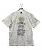 stussy×ED BANGER RECORDSステューシー）の古着「Cats Tシャツ」｜ホワイト