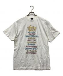 stussy×ED BANGER RECORDS（ステューシー）の古着「Cats Tシャツ」｜ホワイト