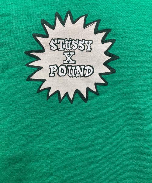 stussy（ステューシー）stussy (ステューシー) POUND (パウンド) キッズTシャツ グリーン サイズ:XXLの古着・服飾アイテム
