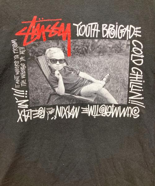 stussy（ステューシー）stussy (ステューシー) ベイビーフォトTシャツ ブラック サイズ:XLの古着・服飾アイテム