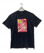 stussy×DANIEL CLOWESステューシー）の古着「スペースウォーTシャツ」｜ブラック