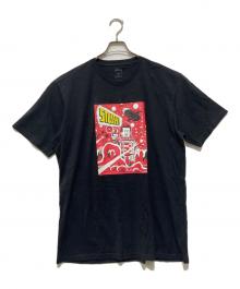 stussy×DANIEL CLOWES（ステューシー）の古着「スペースウォーTシャツ」｜ブラック