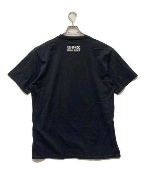 stussy（ステューシー）stussy (ステューシー) DANIEL CLOWES スペースウォーTシャツ ブラック サイズ:XLの古着・服飾アイテム