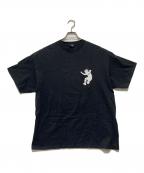 stussy×UNIONステューシー×ユニオン）の古着「ラスタロゴTシャツ」｜ブラック