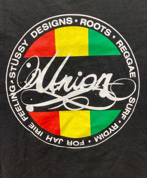 stussy（ステューシー）stussy (ステューシー) UNION (ユニオン) ラスタロゴTシャツ ブラック サイズ:XLの古着・服飾アイテム