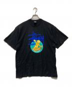 stussy×BANANA BOARD×Lance Mountainステューシー×バナナ ボード）の古着「Tシャツ」｜ブラック