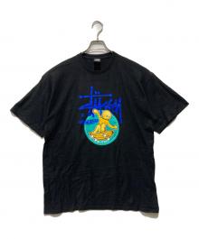 stussy×BANANA BOARD×Lance Mountain（ステューシー×バナナ ボード）の古着「Tシャツ」｜ブラック