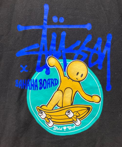 stussy（ステューシー）stussy (ステューシー) BANANA BOARD (バナナ ボード) Lance Mountain Tシャツ ブラック サイズ:XLの古着・服飾アイテム
