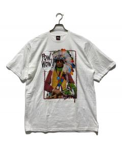 中古・古着通販】stussy (ステューシー) ラグランキャラクターTシャツ