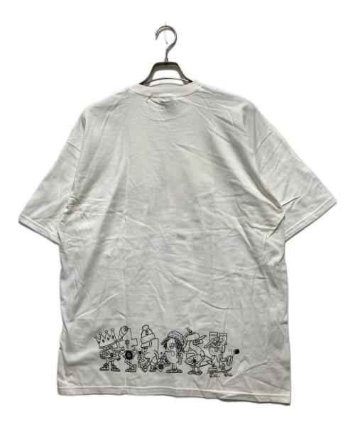 stussy（ステューシー）stussy (ステューシー) スペルキャラクターTシャツ ホワイト サイズ:XLの古着・服飾アイテム