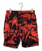 Vampirella by Hysteric Glamourヴァンピレラ バイ ヒステリックグラマー）の古着「The Essential Warren Years / ショートパンツ / ハーフパンツ」｜レッド×ブラック