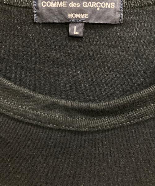 COMME des GARCONS HOMME（コムデギャルソン オム）COMME des GARCONS HOMME (コムデギャルソン オム) 長袖カットソー ブラック サイズ:Lの古着・服飾アイテム