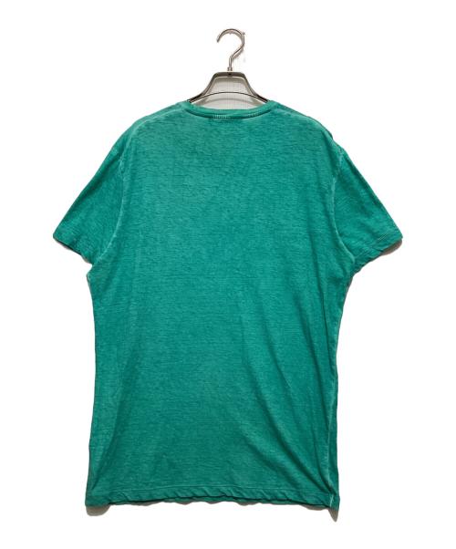 DSQUARED2（ディースクエアード）DSQUARED2 (ディースクエアード) 染加工 Tシャツ グリーン サイズ:Lの古着・服飾アイテム