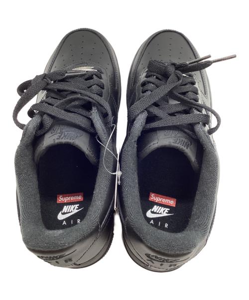 NIKE（ナイキ）NIKE (ナイキ) SUPREME (シュプリーム) AIR FORCE 1 LOW/SUPREME エアフォースワン ブラック サイズ:24.5cmの古着・服飾アイテム