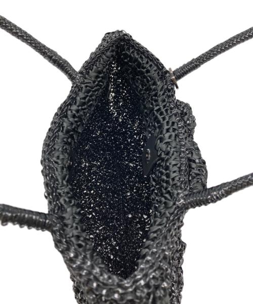 ANTEPRIMA（アンテプリマ）ANTEPRIMA (アンテプリマ) グリッターワイヤーハンドバッグ ブラックの古着・服飾アイテム