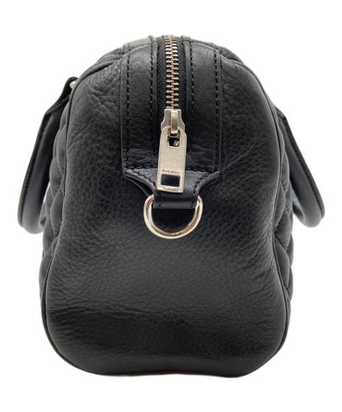 DIESEL（ディーゼル）DIESEL (ディーゼル) ミニボストンショルダーバッグ / 2WAYバッグ ブラックの古着・服飾アイテム