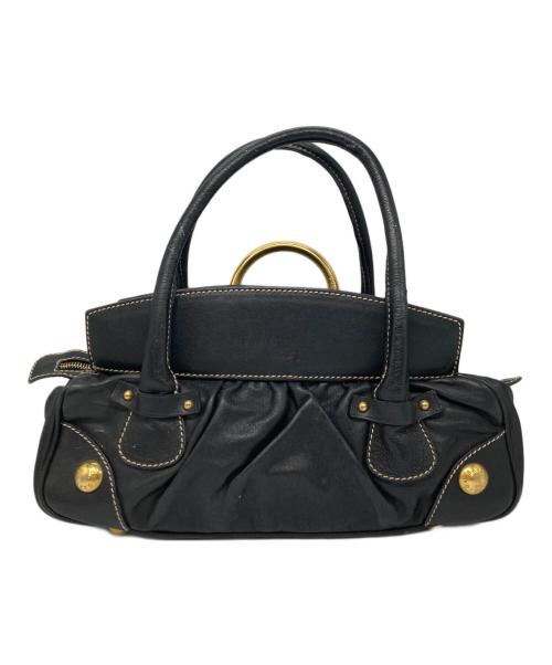 DOLCE & GABBANA（ドルチェ＆ガッバーナ）DOLCE & GABBANA (ドルチェ＆ガッバーナ) ハンドバッグ ブラック×ゴールド サイズ:OneSizeの古着・服飾アイテム
