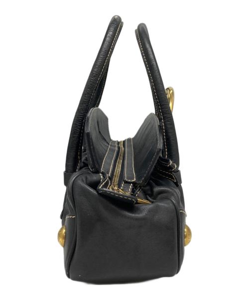 DOLCE & GABBANA（ドルチェ＆ガッバーナ）DOLCE & GABBANA (ドルチェ＆ガッバーナ) ハンドバッグ ブラック×ゴールド サイズ:OneSizeの古着・服飾アイテム