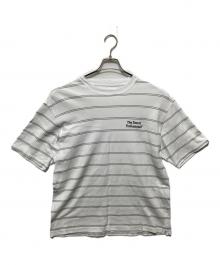 The Ennoy Professional（ザ エンノイ プロフェッショナル）の古着「ロゴ刺繍ボーダーTシャツ」｜ホワイト