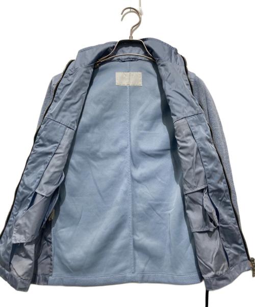 PRADA（プラダ）PRADA (プラダ) ナイロン切替ジャケット スカイブルー サイズ:Mの古着・服飾アイテム