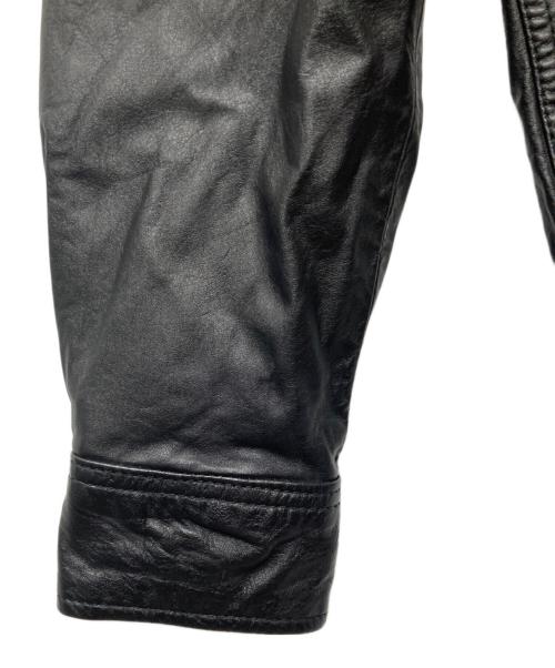 HARLEY-DAVIDSON（ハーレーダビッドソン）HARLEY-DAVIDSON (ハーレーダビッドソン) LEATHER SHIRTJACKET ブラック サイズ:Mの古着・服飾アイテム