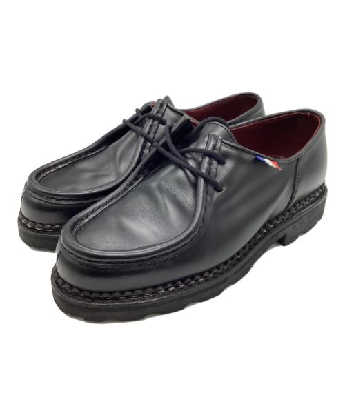 PARABOOT（パラブーツ）PARABOOT (パラブーツ) MICHAEL BBR/MARCHE ミカエル チロリアン Uチップシューズ ブラック サイズ:R38 1/2の古着・服飾アイテム